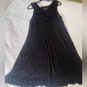 Cynthia Rowley Black Ruffle Dress